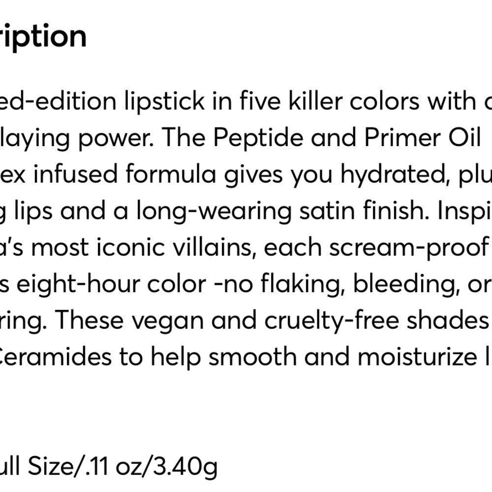 Smashbox Masters of Horror Lipstick - Picture 8 of 8